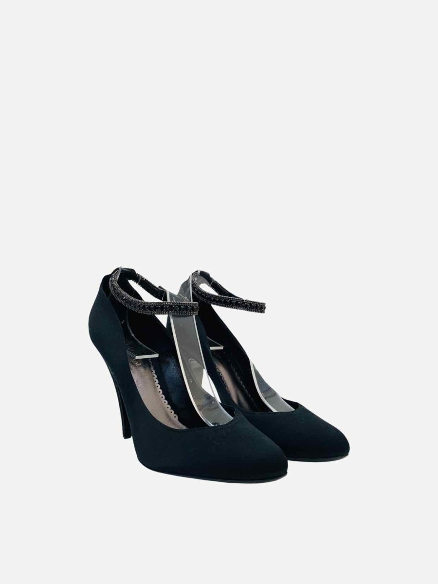 GIORGIO ARMANI Black Pumps 37.5 Reems Closet