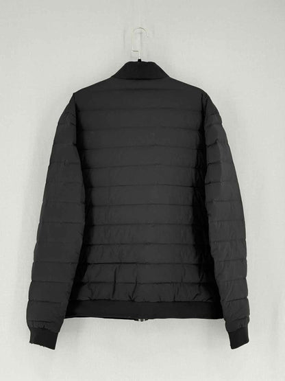 Pre - loved GIORGIO ARMANI Black/Blue Size XXXL Bomber Jacket at Reems Closet