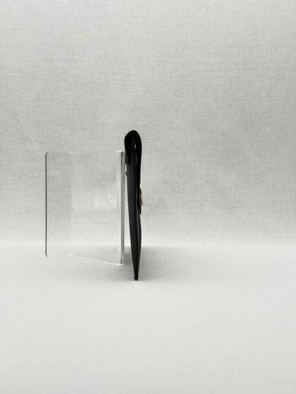 Pre - loved GIORGIO ARMANI Envelope Black Clutch at Reems Closet