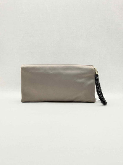 Pre-loved GIORGIO ARMANI Grey Clutch at Reems Closet