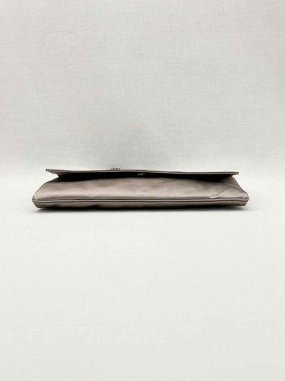 Pre-loved GIORGIO ARMANI Grey Clutch at Reems Closet