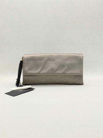 Pre-loved GIORGIO ARMANI Grey Clutch at Reems Closet