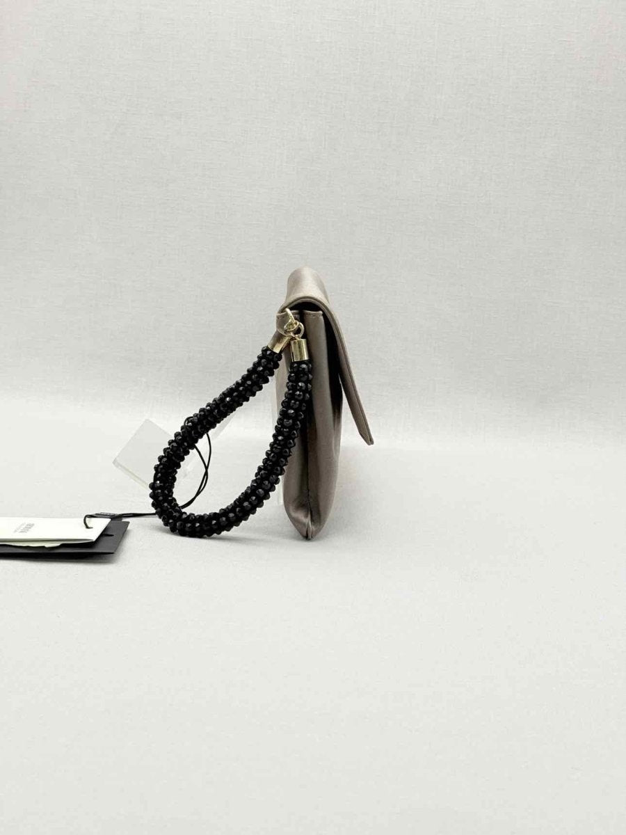Pre-loved GIORGIO ARMANI Grey Clutch at Reems Closet