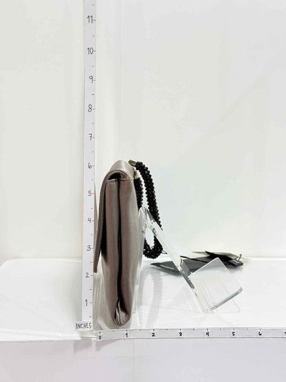 Pre-loved GIORGIO ARMANI Grey Clutch at Reems Closet