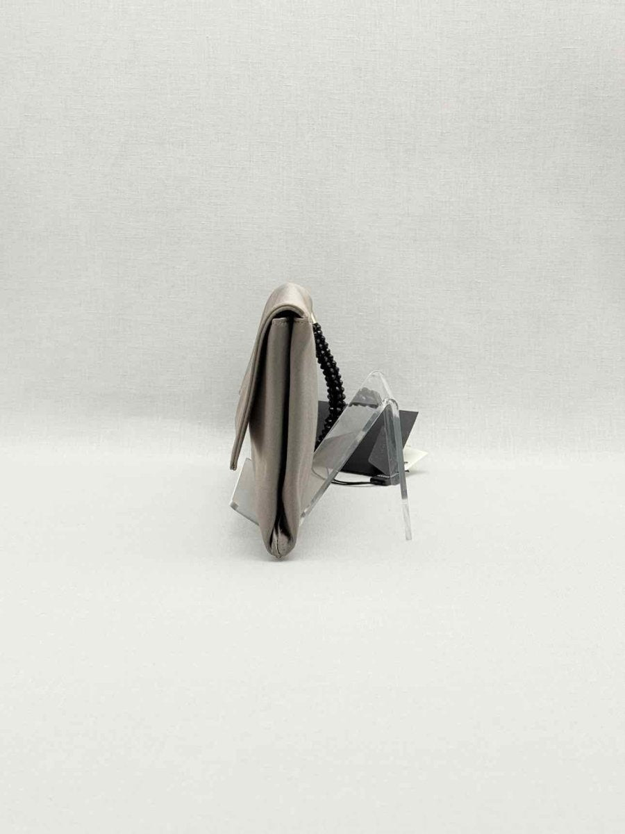 Pre-loved GIORGIO ARMANI Grey Clutch at Reems Closet