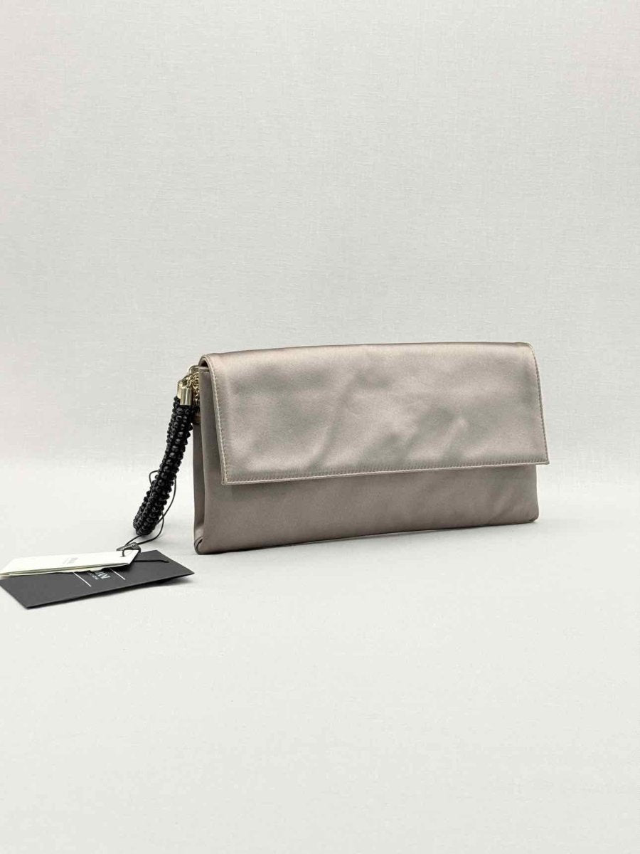 Pre-loved GIORGIO ARMANI Grey Clutch at Reems Closet