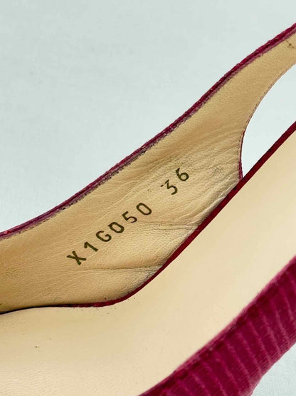 Pre - loved GIORGIO ARMANI Pink Size EU 36 Heeled Sandals at Reems Closet