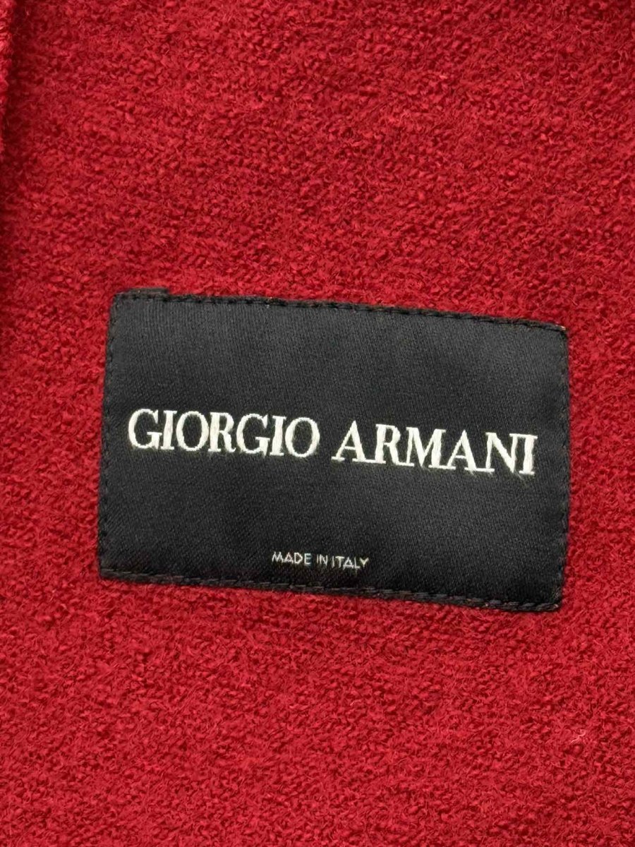 Pre - loved GIORGIO ARMANI Red Size Medium Jacket at Reems Closet