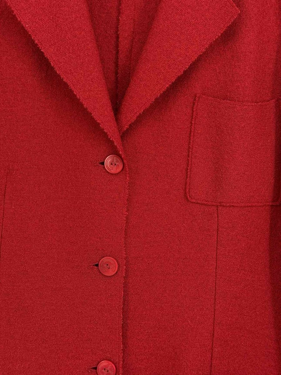 Pre - loved GIORGIO ARMANI Red Size Medium Jacket at Reems Closet