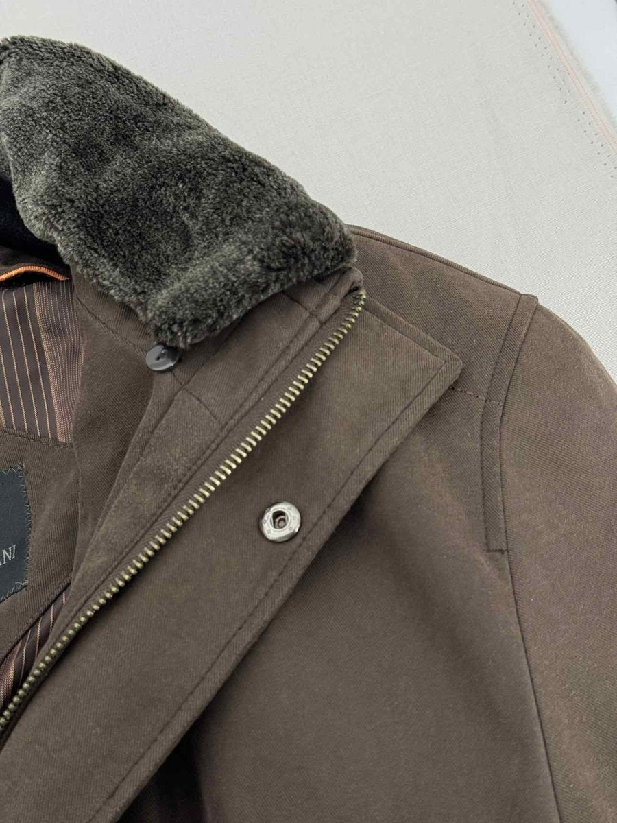 Pre - loved GIORGIO ARMANI Tan Size XXXLarge Jacket at Reems Closet