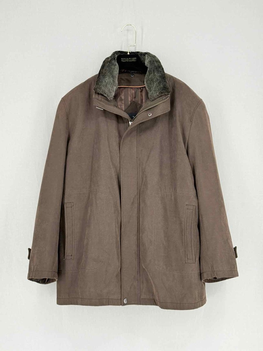 Pre - loved GIORGIO ARMANI Tan Size XXXLarge Jacket at Reems Closet