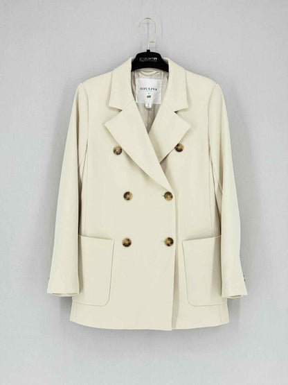 Pre - loved GIULIVA Beige Size Small Jacket & Pants Outfit at Reems Closet