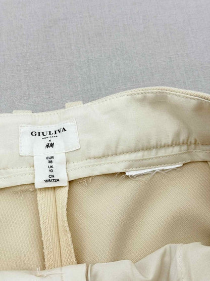 Pre - loved GIULIVA Beige Size Small Jacket & Pants Outfit at Reems Closet