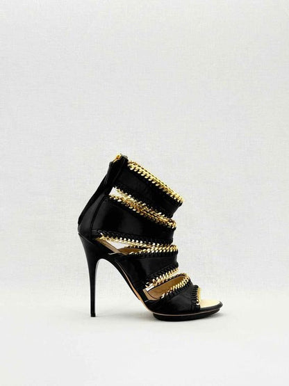 Pre - loved GIUSEPPE DI MORABITO Black Size EU 39 Heeled Sandals at Reems Closet