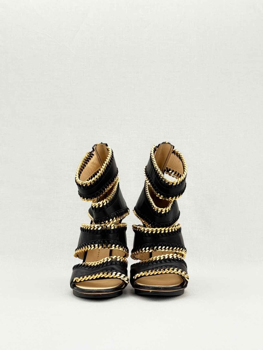 Pre - loved GIUSEPPE DI MORABITO Black Size EU 39 Heeled Sandals at Reems Closet