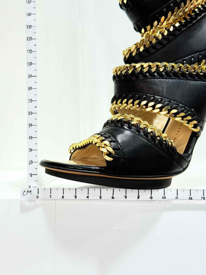 Pre - loved GIUSEPPE DI MORABITO Black Size EU 39 Heeled Sandals at Reems Closet