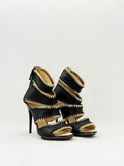 Pre - loved GIUSEPPE DI MORABITO Black Size EU 39 Heeled Sandals at Reems Closet