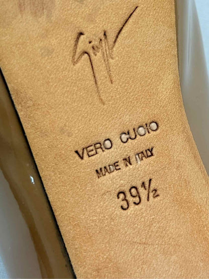 Pre - loved GIUSEPPE ZANOTTI Beige Oblique Size EU 39.5 Pumps at Reems Closet