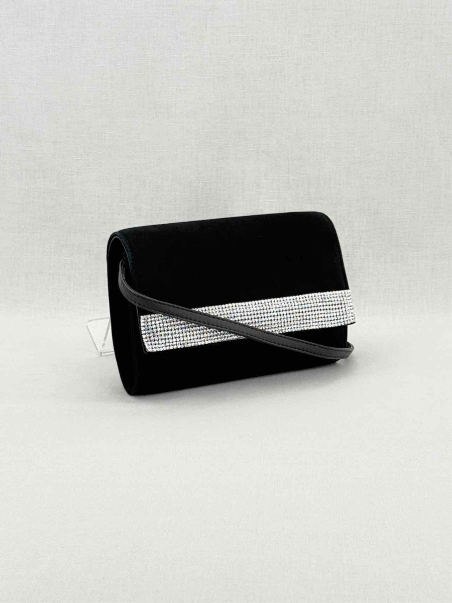Pre - loved GIUSEPPE ZANOTTI Black Clutch at Reems Closet