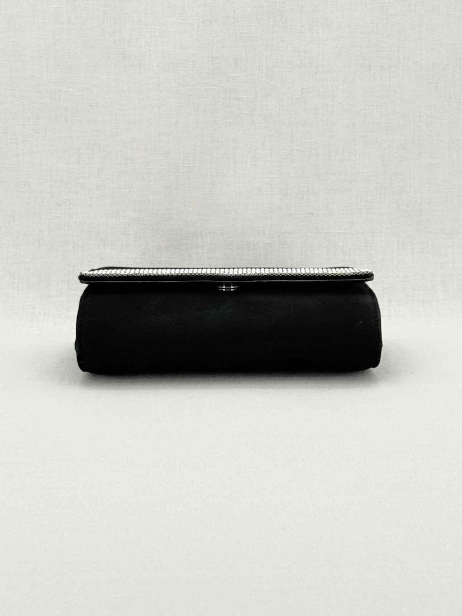 Pre - loved GIUSEPPE ZANOTTI Black Clutch at Reems Closet