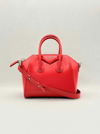 Pre-loved GIVENCHY Antigona Red Top Handle at Reems Closet