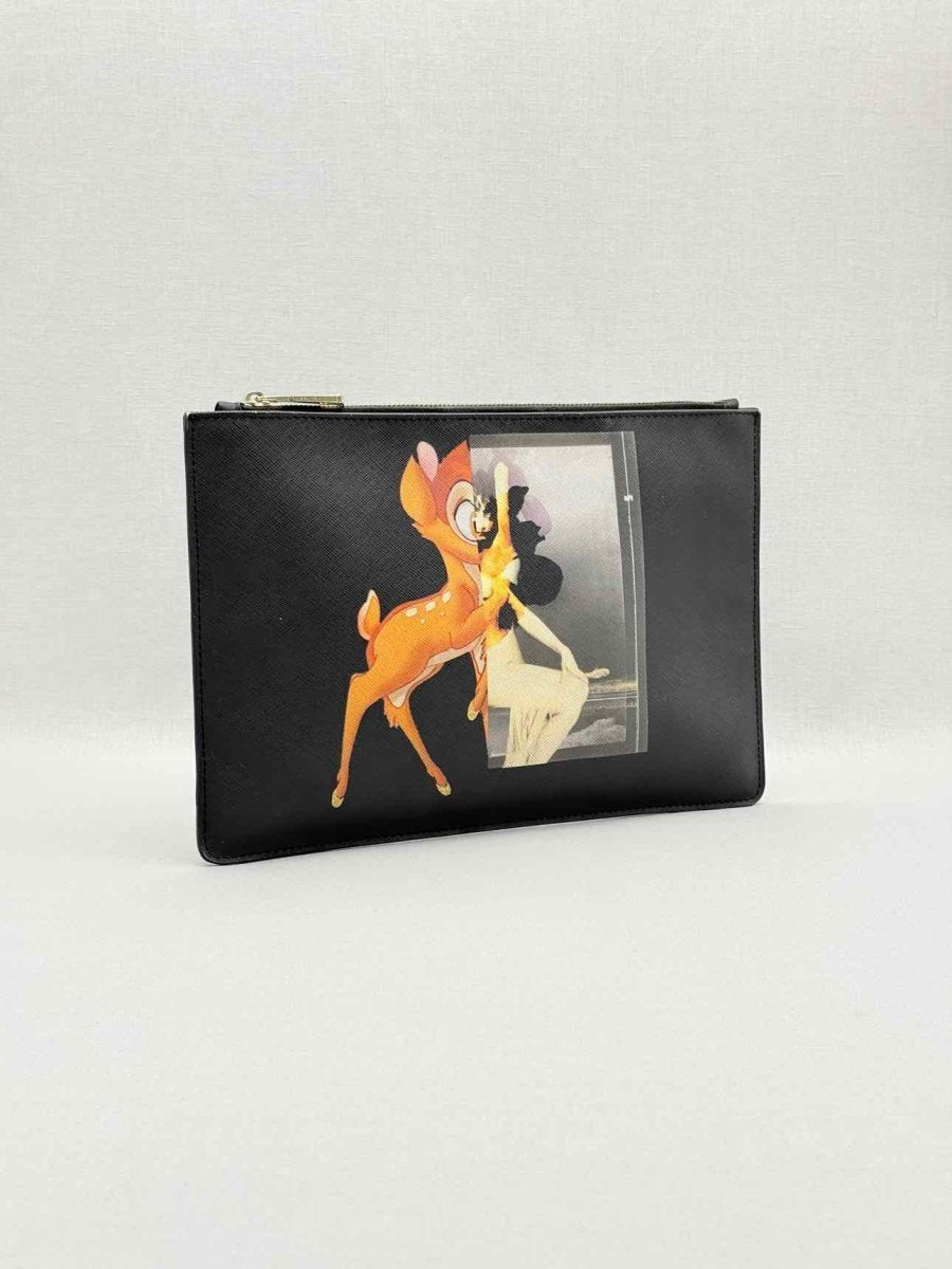 Pre-loved GIVENCHY Bambi Black Pouch at Reems Closet