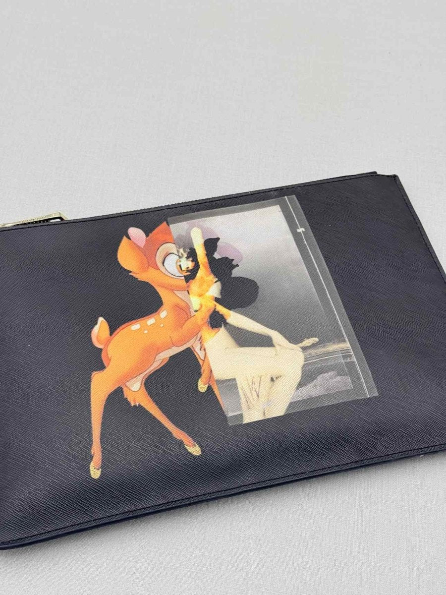 Pre-loved GIVENCHY Bambi Black Pouch at Reems Closet
