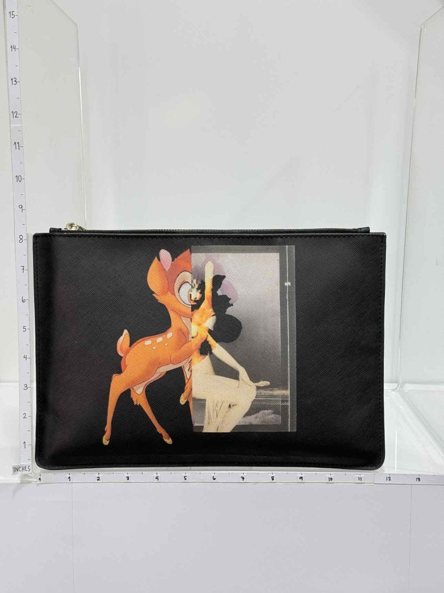 Pre-loved GIVENCHY Bambi Black Pouch at Reems Closet