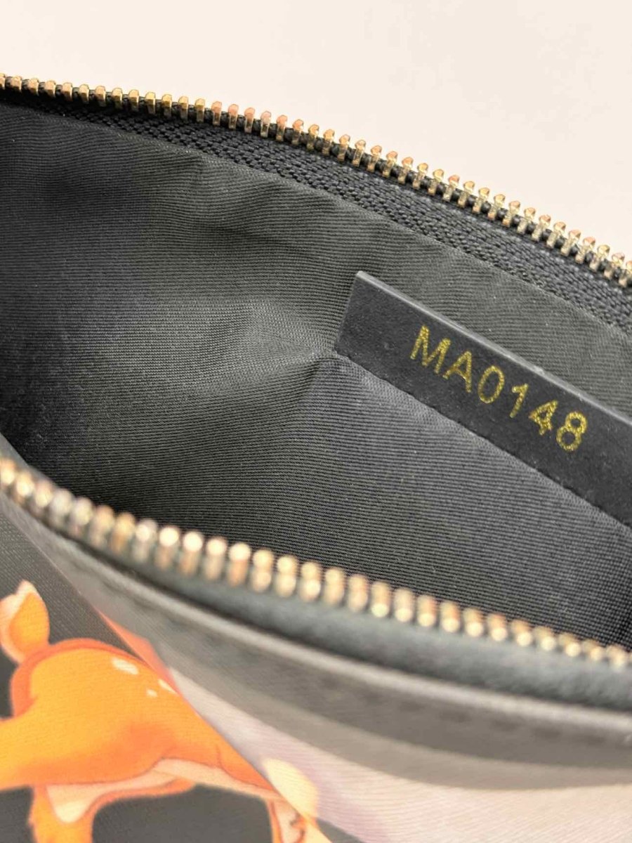 Pre-loved GIVENCHY Bambi Black Pouch at Reems Closet
