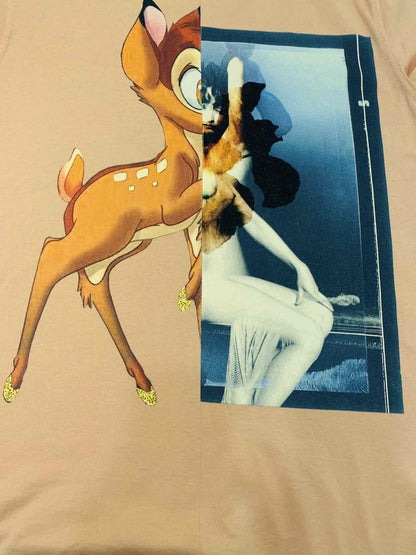 Pre - loved GIVENCHY Bambi Print Peach Multicolor T-shirt at Reems Closet