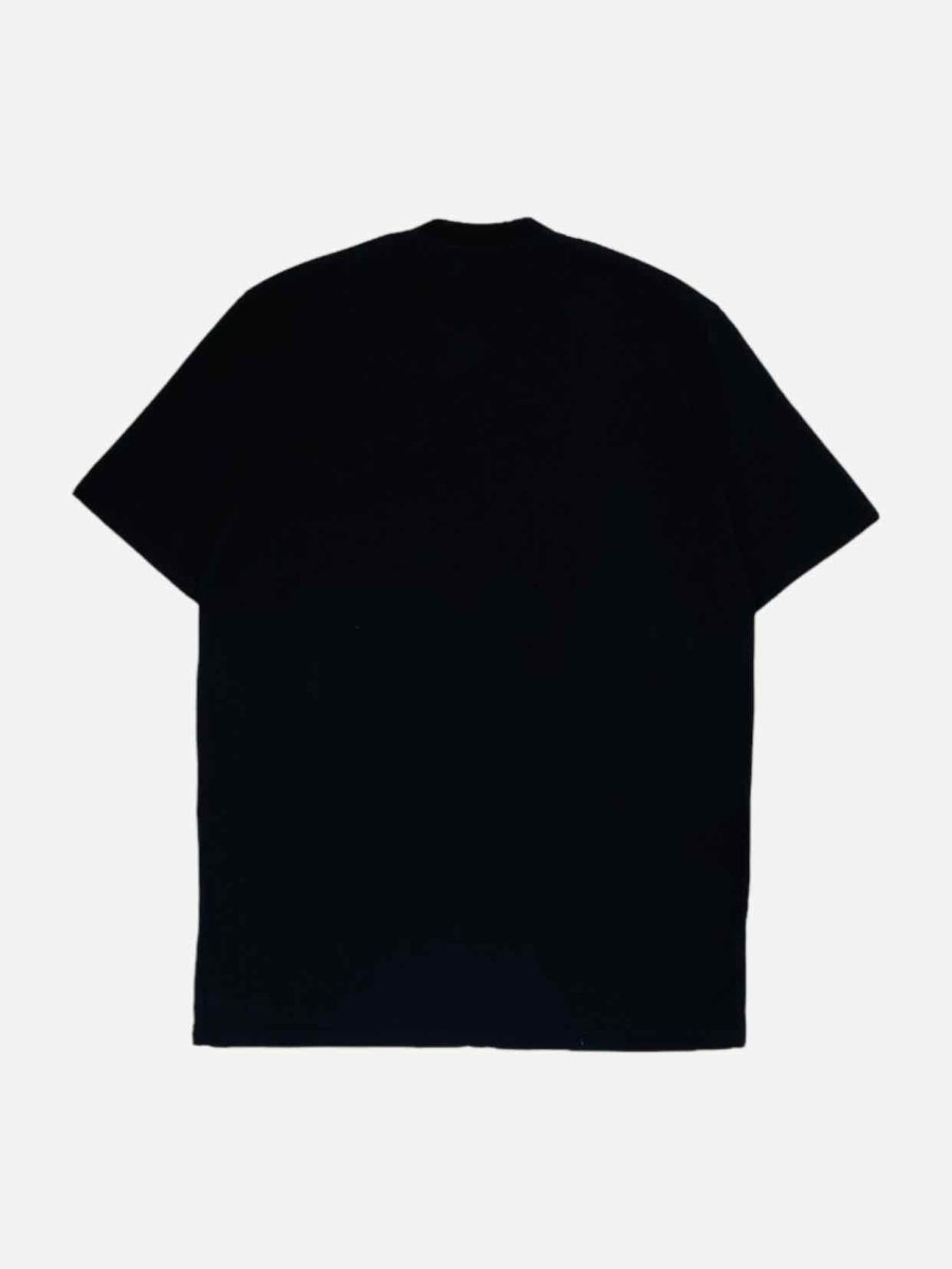 Pre - loved GIVENCHY Basic Black w/ Multicolor Print T-shirt at Reems Closet