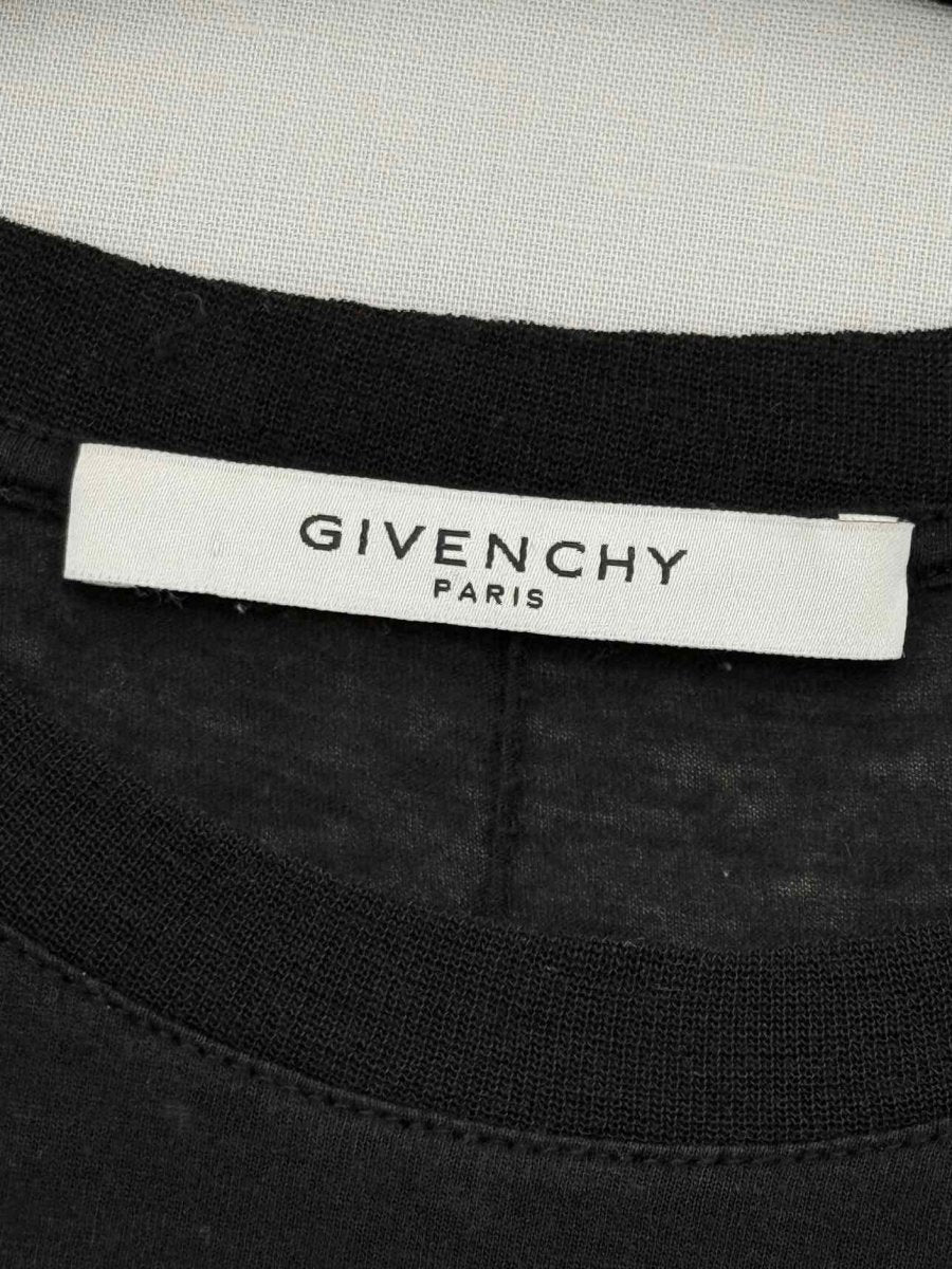 Pre - loved GIVENCHY Black Distressed Size Large T-shirt at Reems Closet