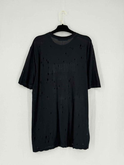 Pre - loved GIVENCHY Black Distressed Size Large T-shirt at Reems Closet