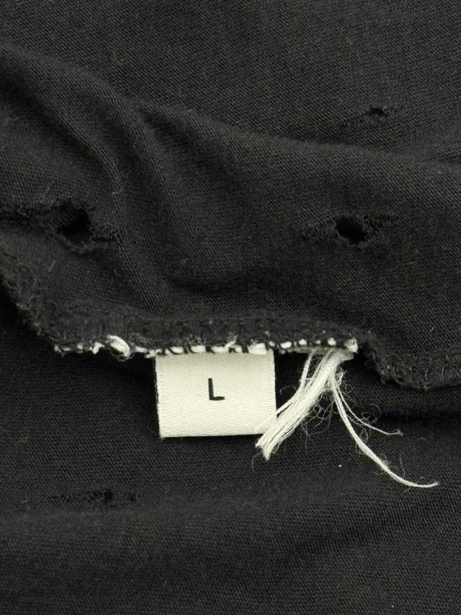 Pre - loved GIVENCHY Black Distressed Size Large T-shirt at Reems Closet