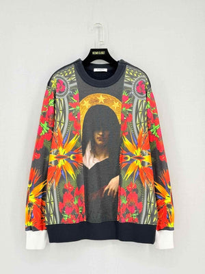 Pre - loved GIVENCHY Black Multicolor Size Medium Sweatshirt at Reems Closet