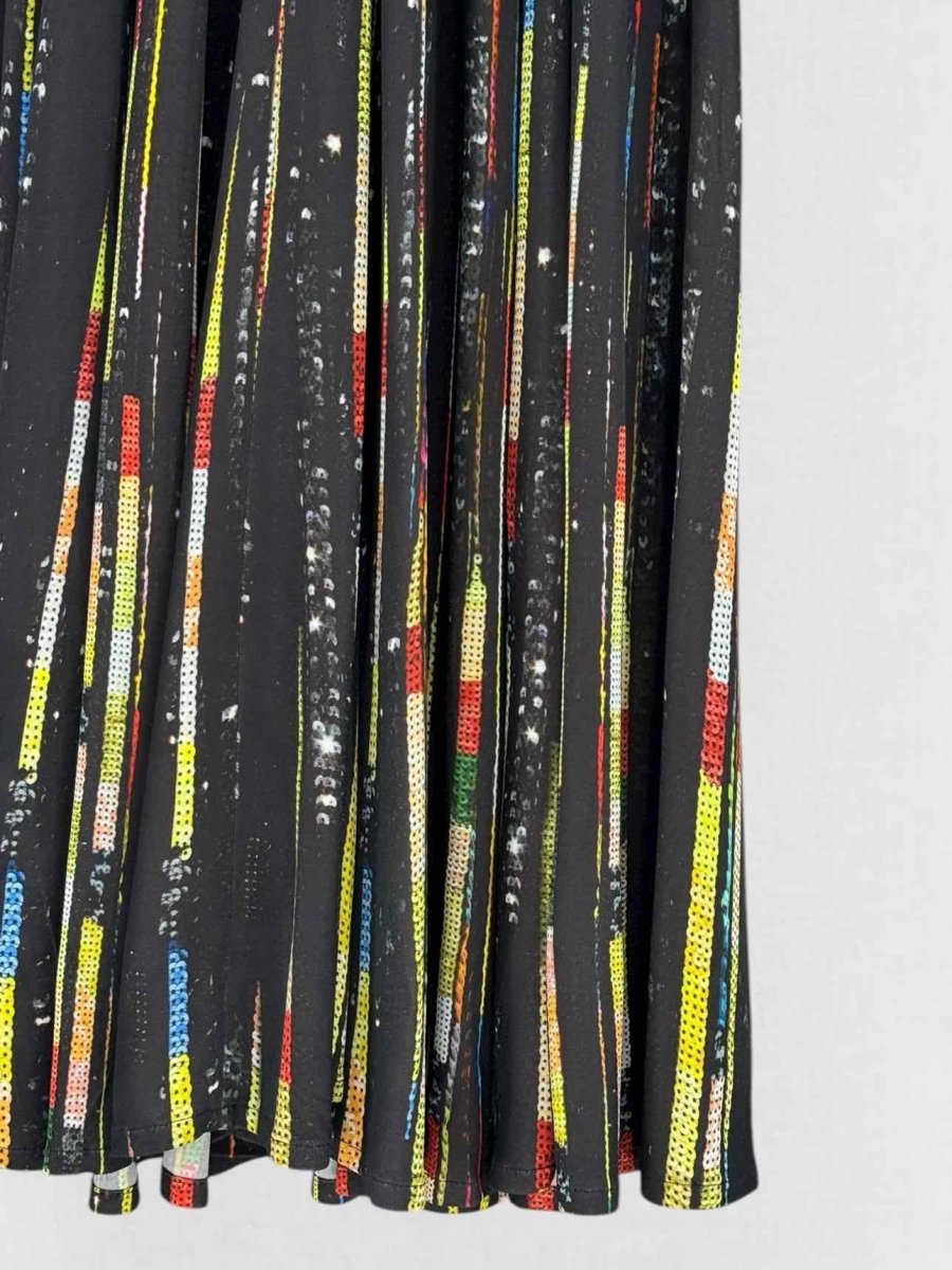 Pre - loved GIVENCHY Black Multicolor Size US 2 Long Dress at Reems Closet