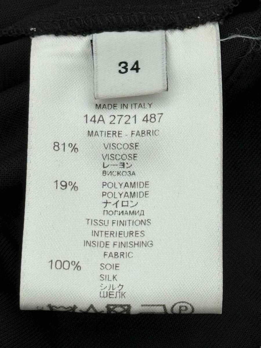 Pre - loved GIVENCHY Black Multicolor Size US 2 Long Dress at Reems Closet