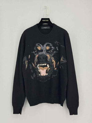 Pre - loved GIVENCHY Black Multicolor Size US 4 Sweater at Reems Closet