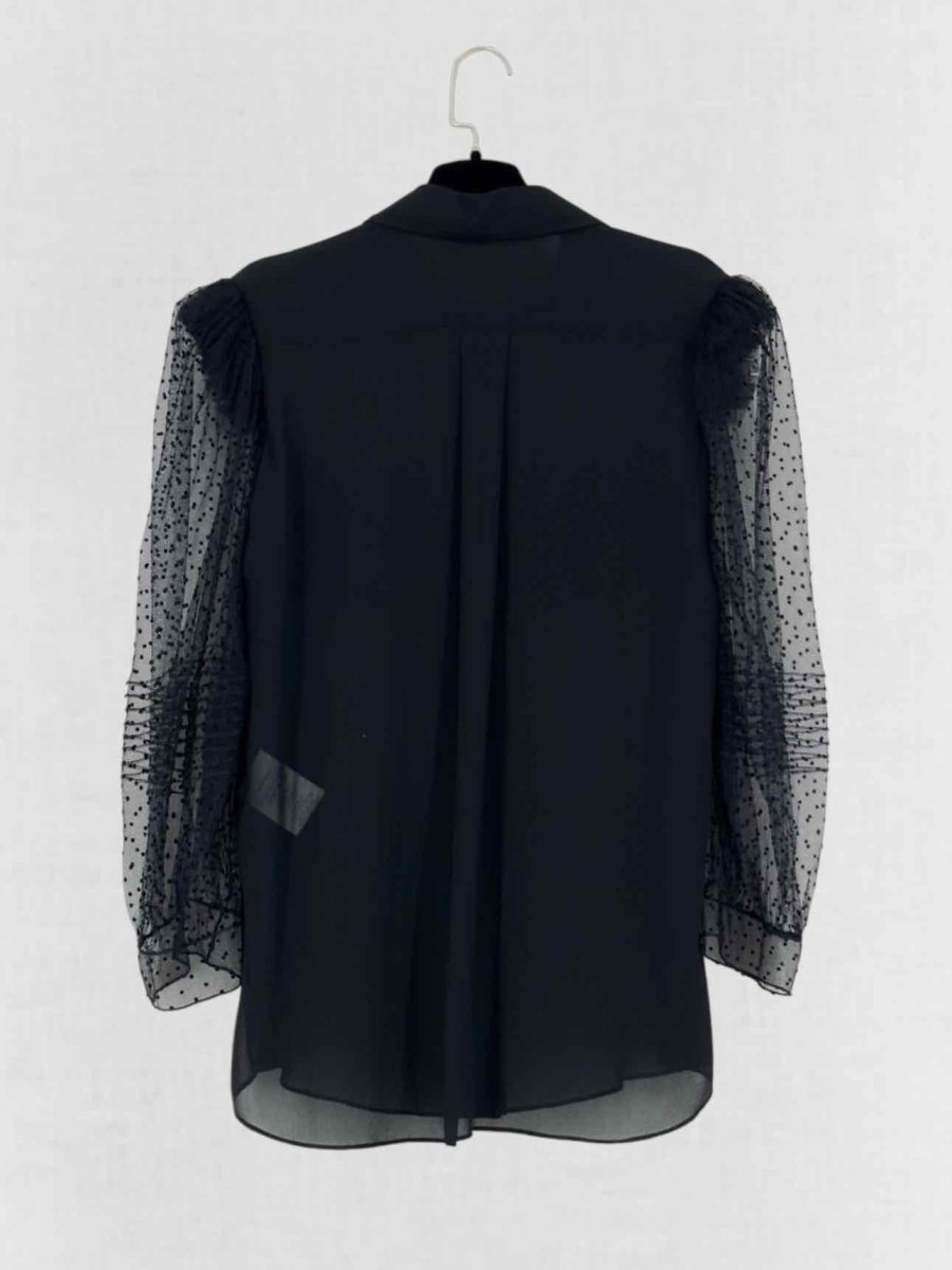 Pre - loved GIVENCHY Black Size US 6 Blouse at Reems Closet