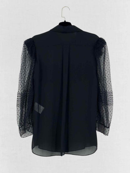 Pre - loved GIVENCHY Black Size US 6 Blouse at Reems Closet