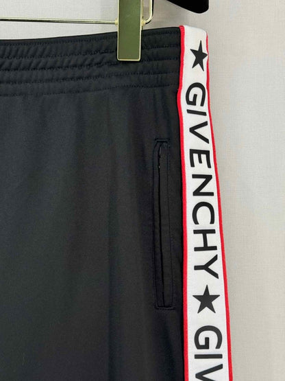 Pre - loved GIVENCHY Black w/ White Panel Size US 8 Pants at Reems Closet