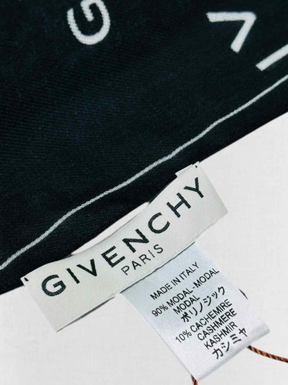Pre - loved GIVENCHY Black & White Scarf at Reems Closet
