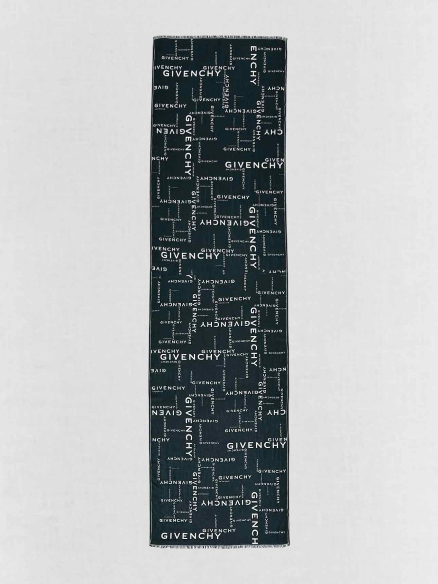Pre - loved GIVENCHY Black & White Scarf at Reems Closet