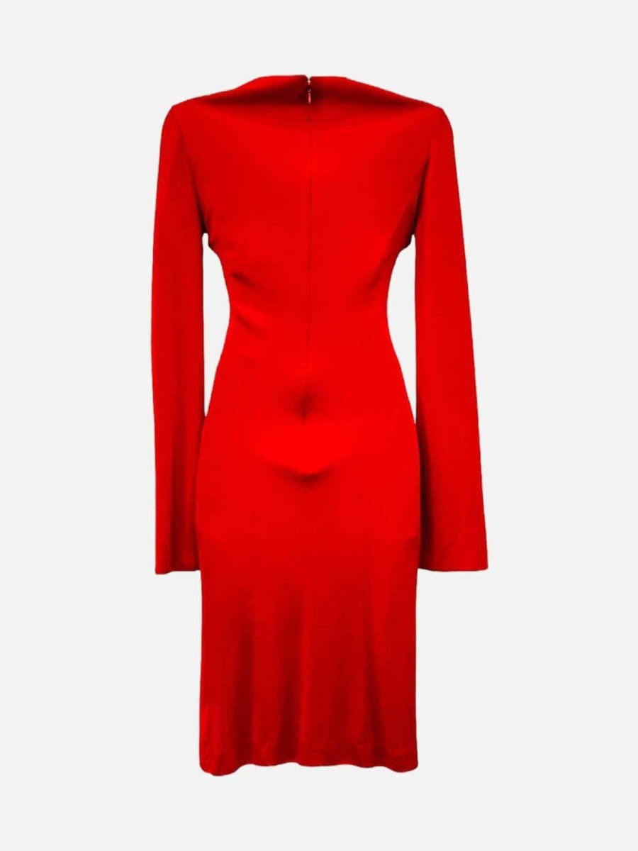 Pre - loved GIVENCHY Bodycon Red Dress at Reems Closet