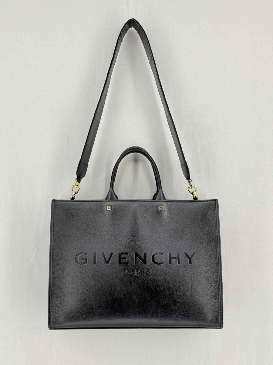 Pre - loved GIVENCHY G - Tote Black Tote Bag at Reems Closet