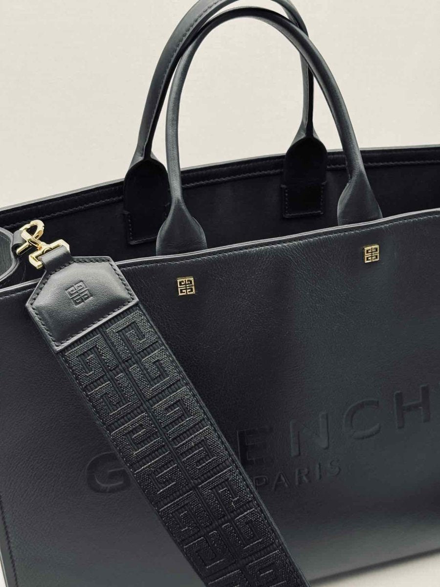 Pre - loved GIVENCHY G - Tote Black Tote Bag at Reems Closet