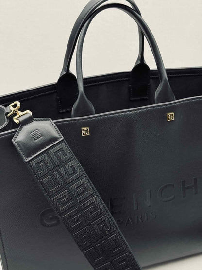 Pre - loved GIVENCHY G - Tote Black Tote Bag at Reems Closet