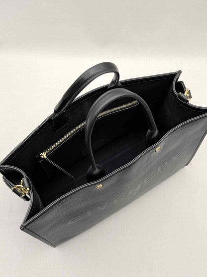 Pre - loved GIVENCHY G - Tote Black Tote Bag at Reems Closet