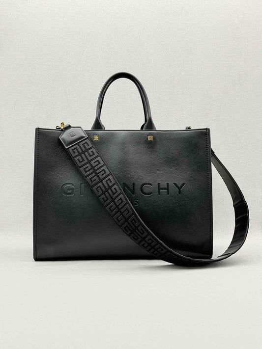 Pre - loved GIVENCHY G - Tote Black Tote Bag at Reems Closet