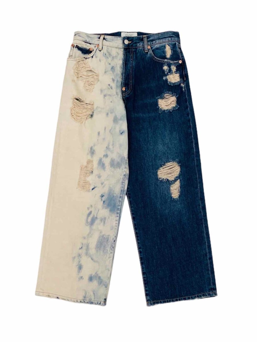 Pre - loved GIVENCHY High Waisted Blue Jeans at Reems Closet